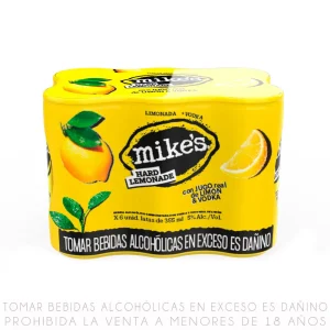 Sixpack Bebida Mike's Hard Lemonade Lata 355ml