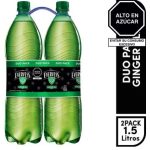 Gaseosa EVERVESS Ginger Ale Botella 1.5L Pack 2un