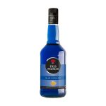 LICOR PREPARADO TRES PLUMAS BOTELLA VIDRIO BLUE CURACAO 700 ML